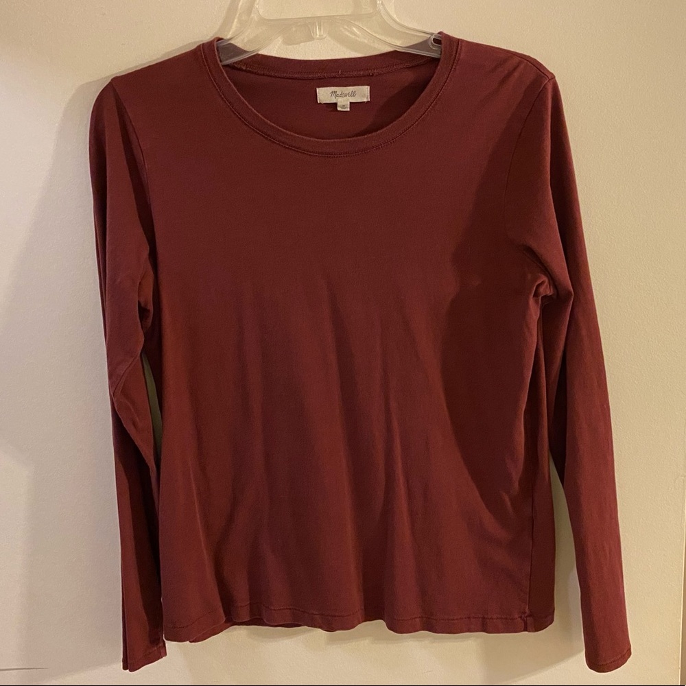 Russet Madewell Long-Sleeved Shirt, Size M